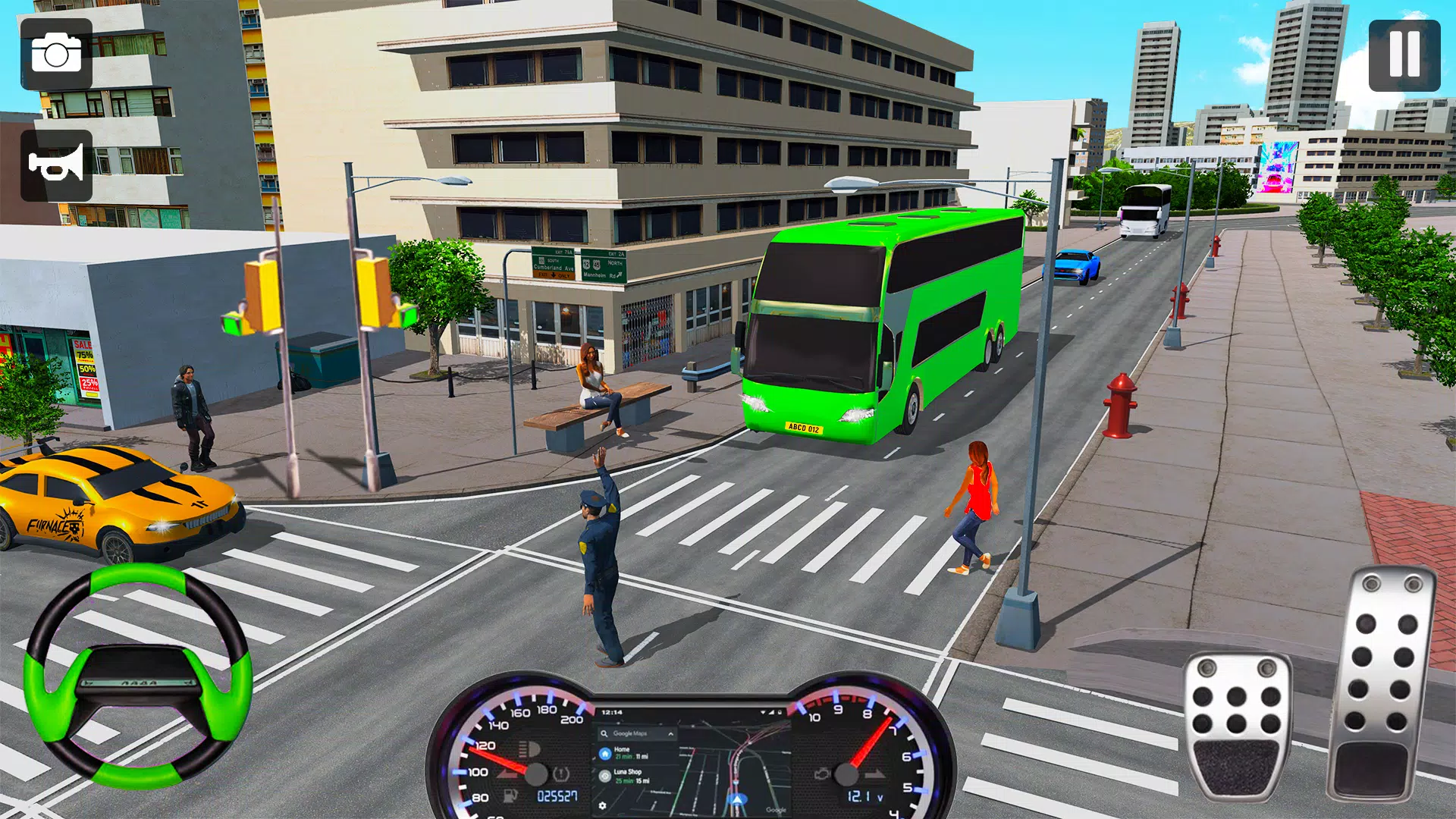 Coach Bus Games Bus Simulator 스크린샷 1