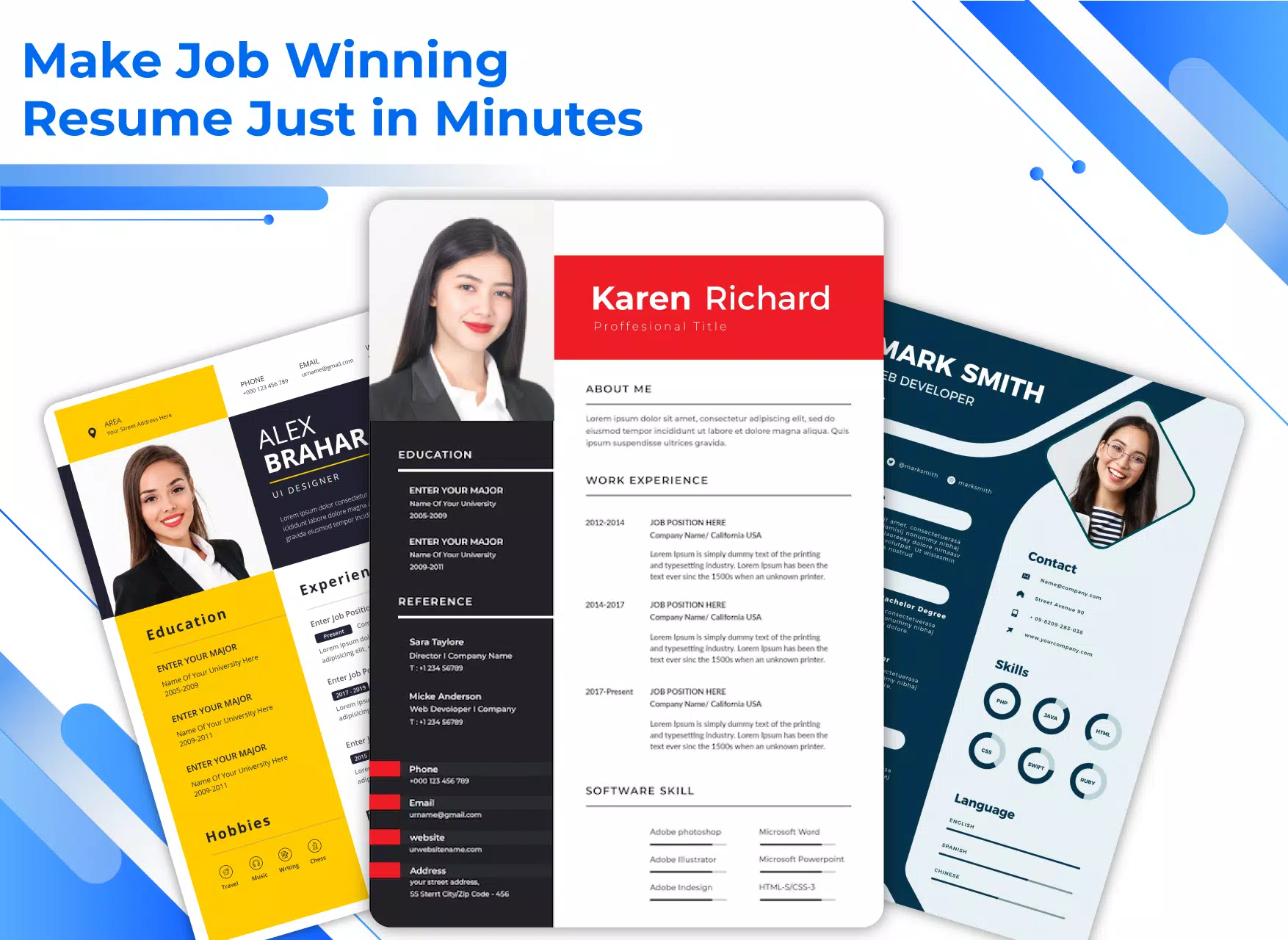 Resume Builder - PDF CV Maker应用截图第1张