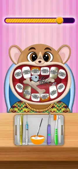 Hippo’s Doctor : Dentist Games স্ক্রিনশট 1