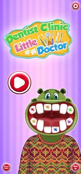 Hippo’s Doctor : Dentist Games スクリーンショット 3