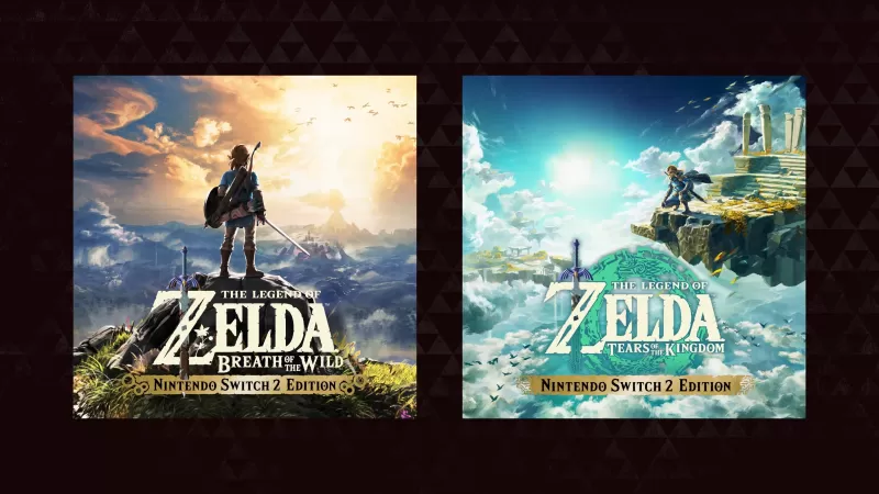 Nintendo Switch Games pour recevoir des mises à niveau pour Switch 2, y compris Breath of the Wild and Metroid Prime 4