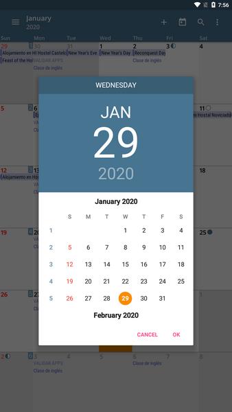 aCalendar - your calendar Captura de pantalla 3