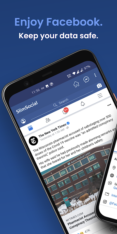 SlimSocial for Facebook Ảnh chụp màn hình 2