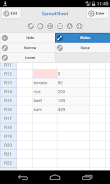 Simple Spreadsheet Ảnh chụp màn hình 3