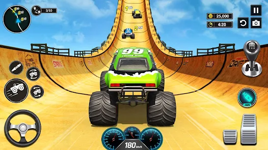 Monster Truck Mega Ramp - Extreme Stunts GT Racing Screenshot 1