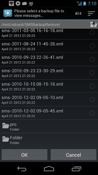 SMS Backup & Restore應用截圖第3張