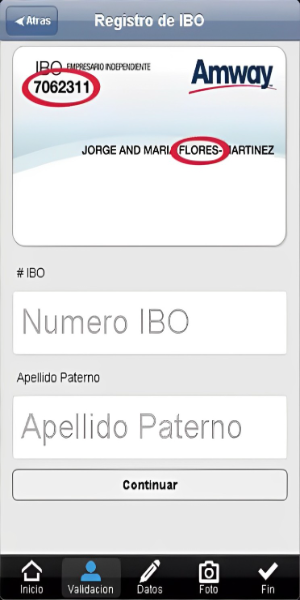 Equipo Vision IBO Register應用截圖第1張