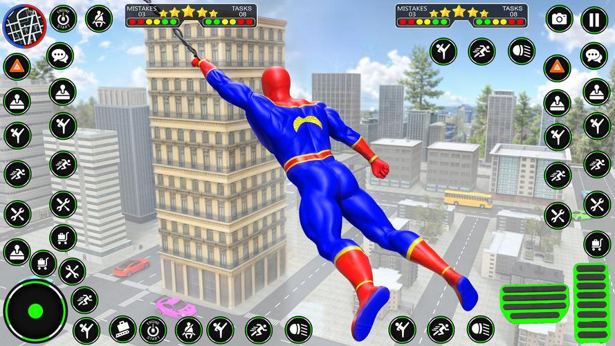 Spider Rope Hero Tangkapan skrin 1