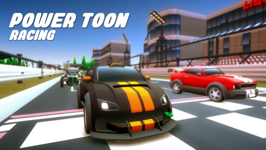 Power Toon Racing ဖန်သားပြင်ဓာတ်ပုံ 1