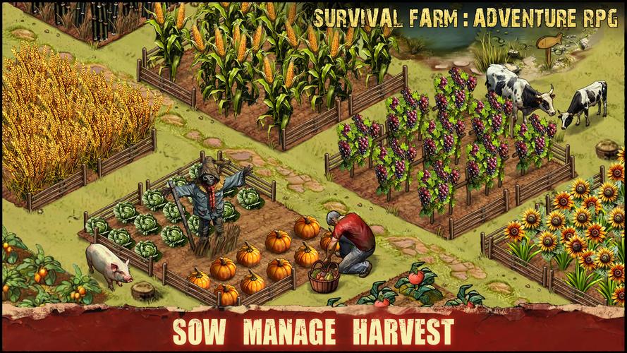 Survival Farm: Adventure RPG 스크린샷 2