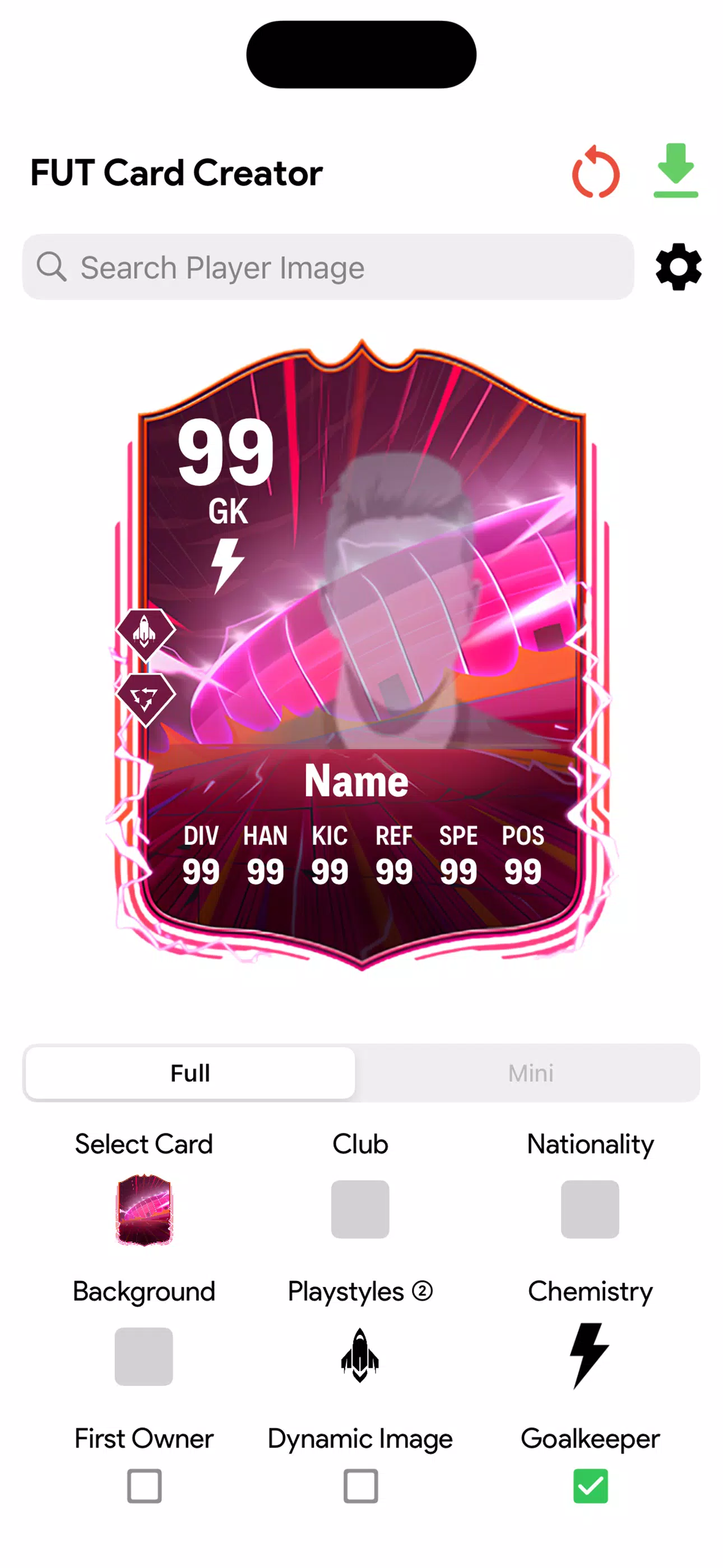 FC Card Creator 25 ภาพหน้าจอ 2