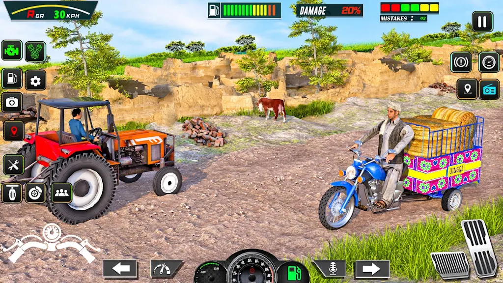 Tuk Tuk Rickshaw: Auto Game Capture d'écran 1