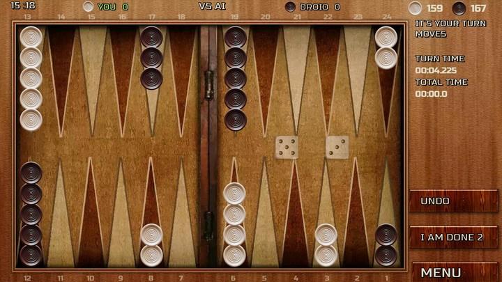 Backgammon Games : 18 Screenshot 1