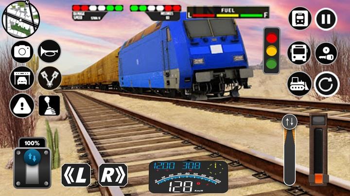 Indian Train Racing Games Capture d'écran 2