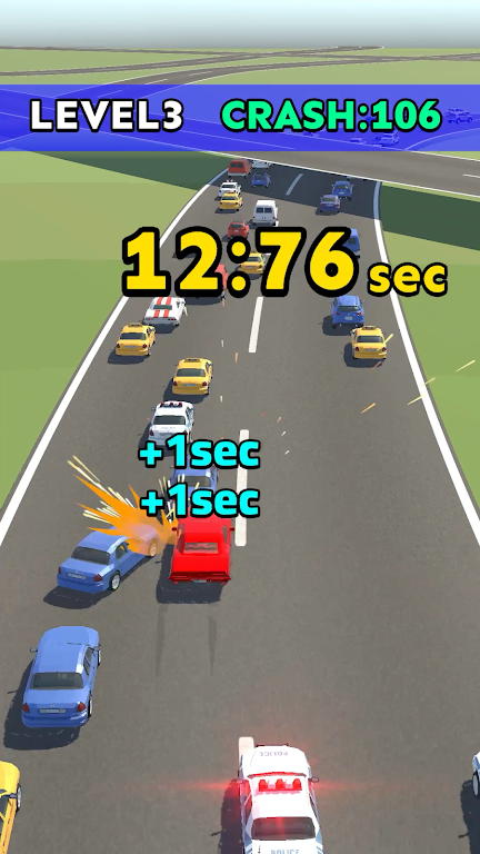 Schermata Car Chase And Crash Run 1