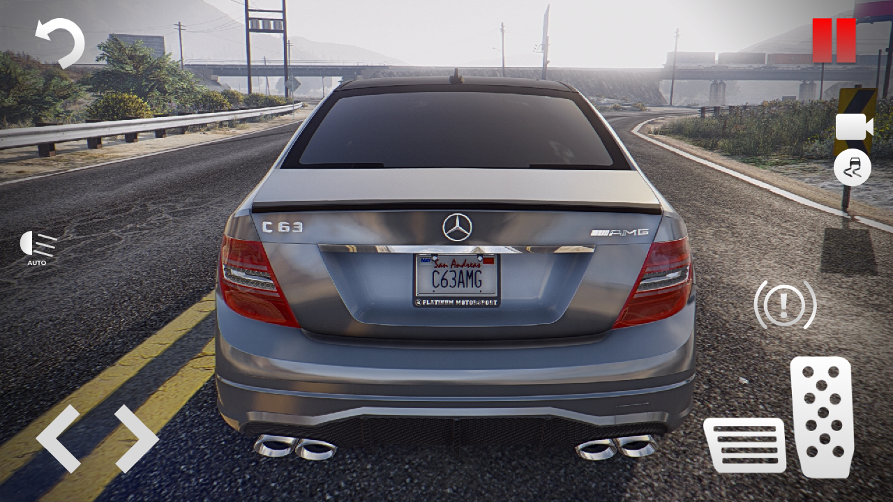 Car Driver Mercedes C-Class 63 Captura de pantalla 2