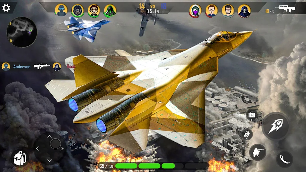 Fighter Jet Games Warplanes स्क्रीनशॉट 2