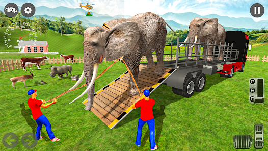 Animal transport Truck game 3d स्क्रीनशॉट 3