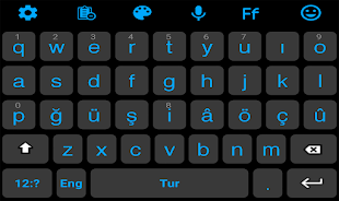 Turkish Language keyboard 202 Captura de pantalla 3