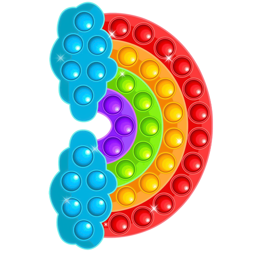 Antistress Rainbow Popit Toys