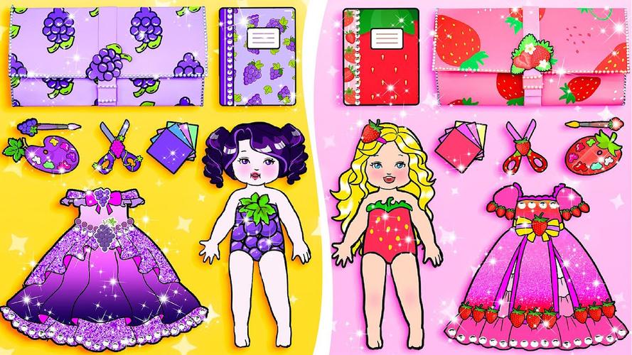 Paper Dolls Diary DIY Dress Up 스크린샷 1