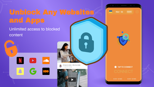 VPN Ukraine - Free VPN Proxy Server & Secure App 스크린샷 1