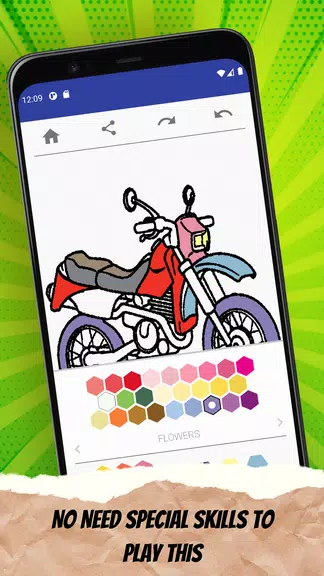 MotorBike Coloring Page應用截圖第3張