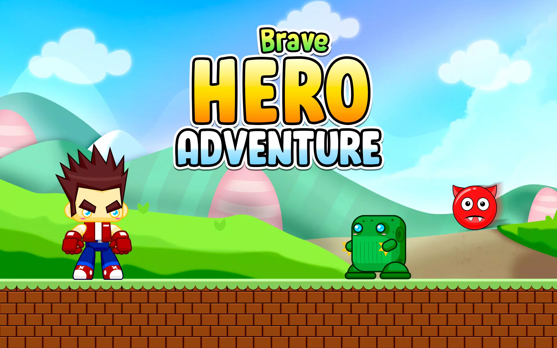 Brave Hero Adventures Game ภาพหน้าจอ 1