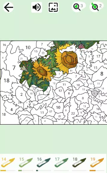 Painting by numbers and puzzle Ảnh chụp màn hình 1