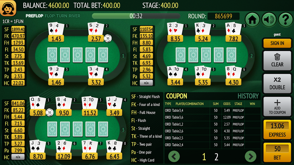 Bet on Poker應用截圖第1張