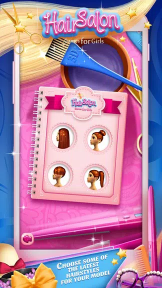 Hair Salon Games for Girls ဖန်သားပြင်ဓာတ်ပုံ 3
