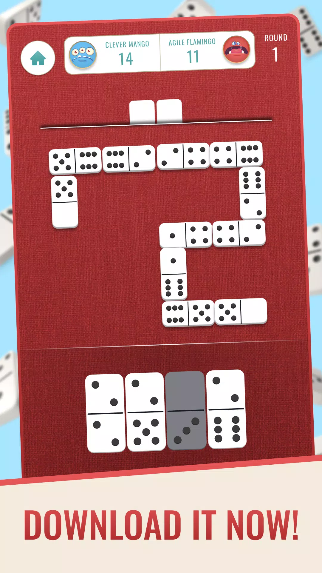 Classic Dominoes: Board Game Schermafbeelding 2