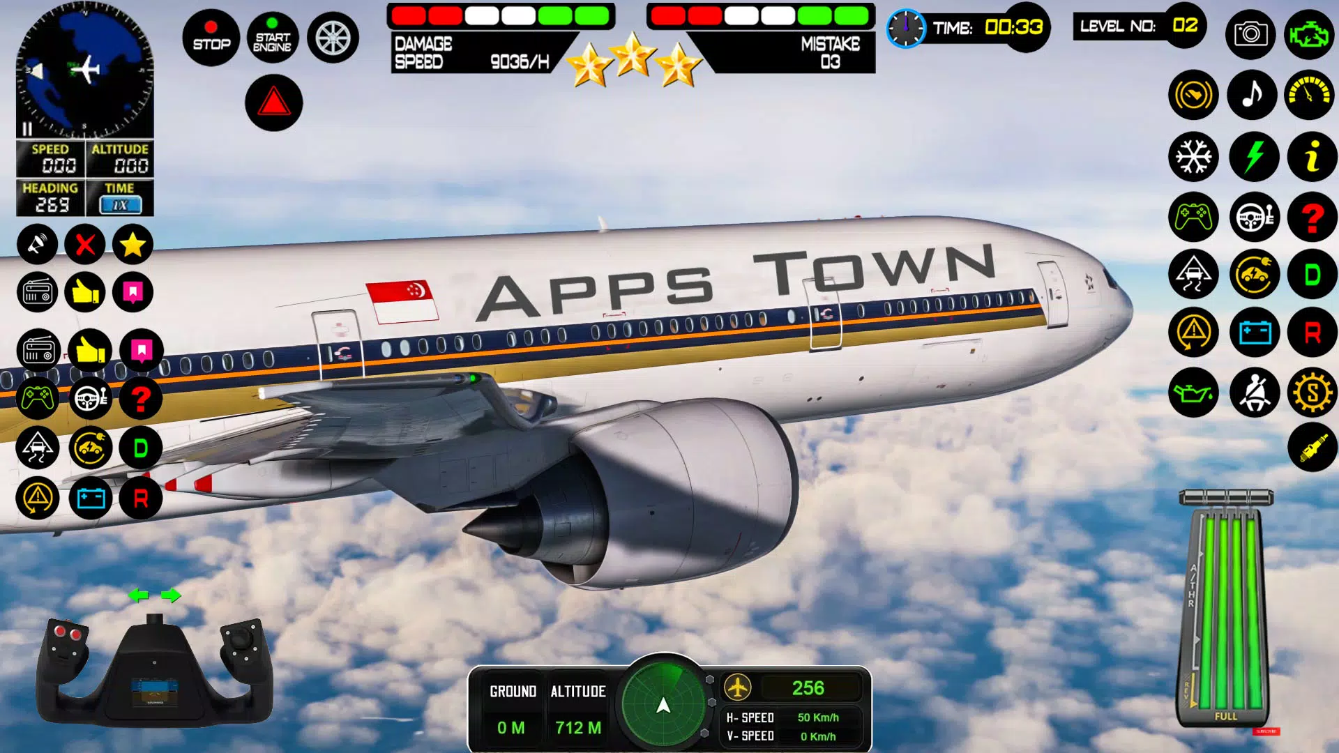 Flight Simulator Pilot Game 3D Ảnh chụp màn hình 4