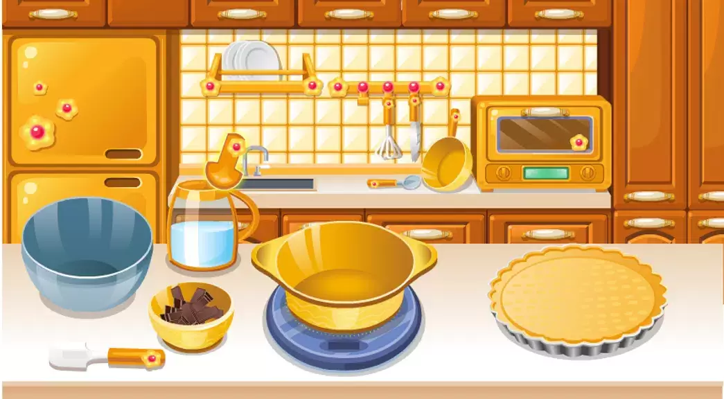 girls cooking games chocolate Capture d'écran 3