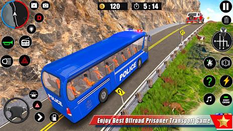 Police Bus Simulator Bus Games Schermafbeelding 3