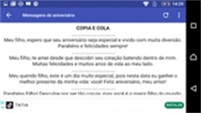 FELIZ ANIVERSÁRIO FILHO Ảnh chụp màn hình 1