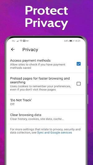 UPX: Unblock Sites VPN Browser應用截圖第4張