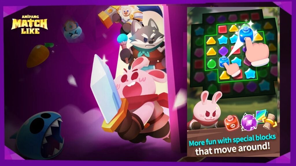 Anipang Matchlike: RPG Roguelike ใหม่แต่งงานกับ Match-3 Puzzlers