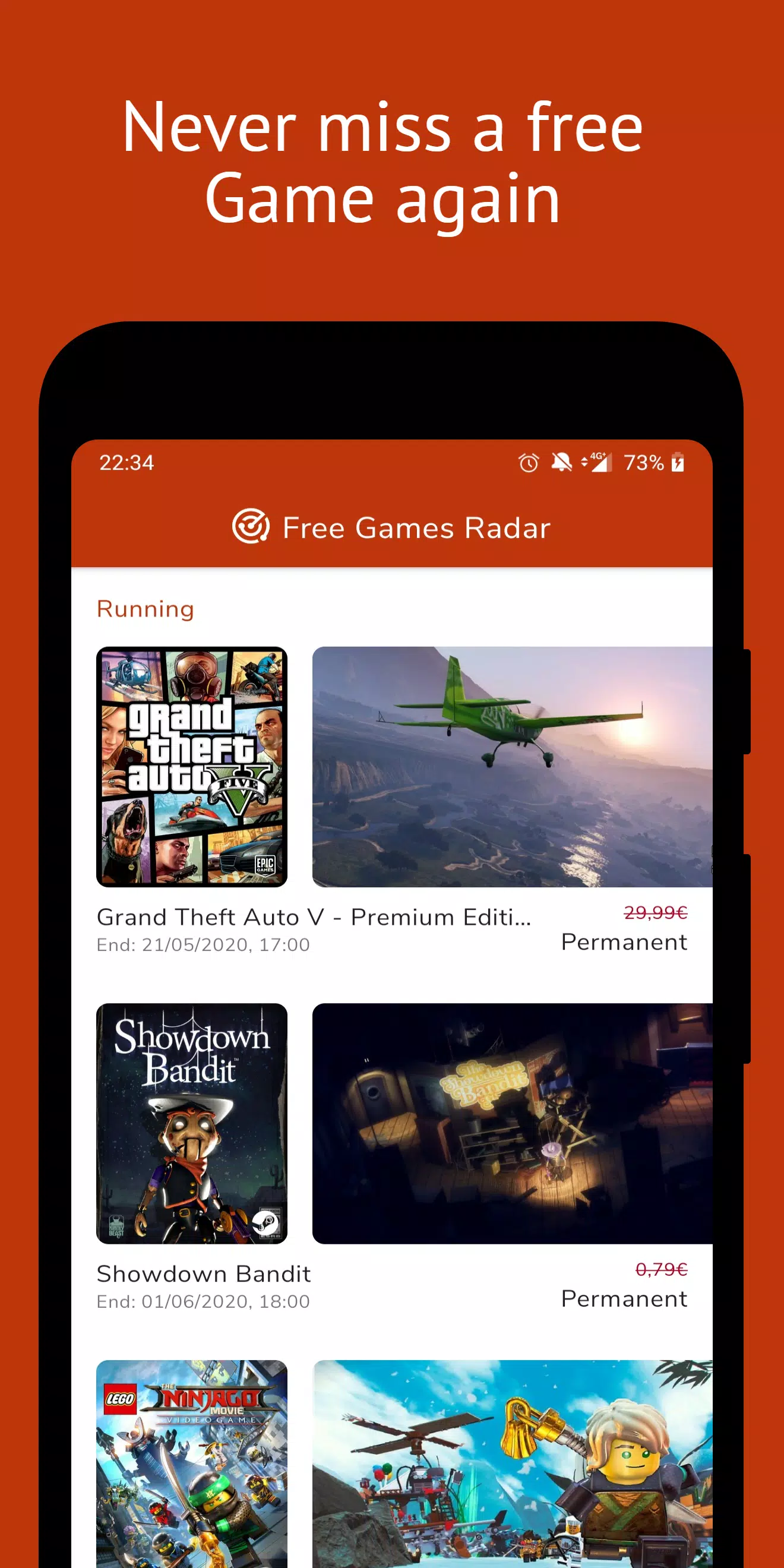 PC Games Radar for Epic Games, Schermafbeelding 1