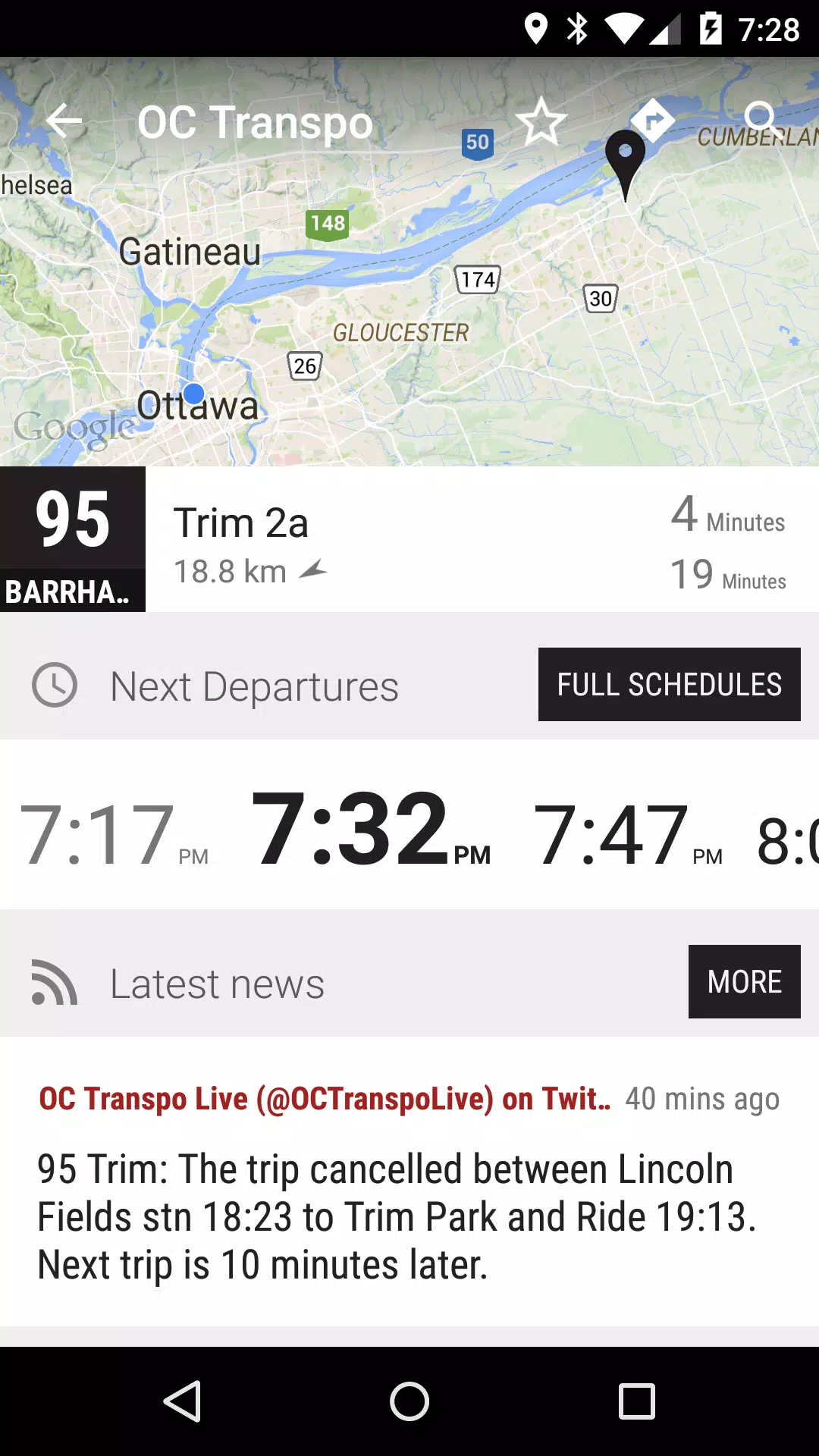 Ottawa OC Transpo Bus - MonTr… ဖန်သားပြင်ဓာတ်ပုံ 2