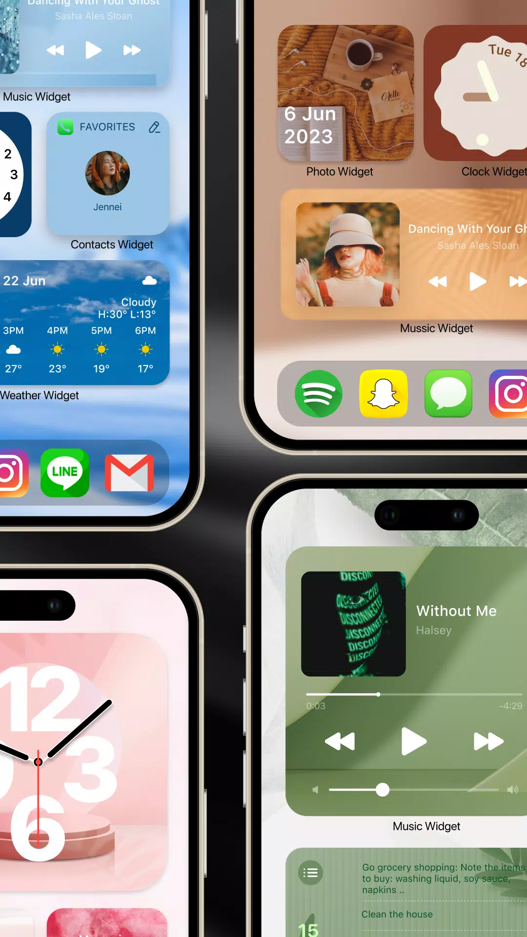 Laka Widgets: Widget OS 18 स्क्रीनशॉट 2