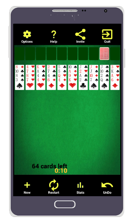 Free Solitaire - Forty Thieves Schermafbeelding 1