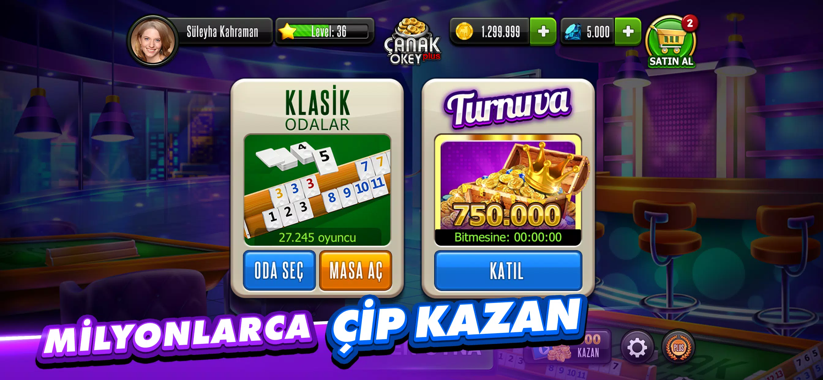 Çanak Okey Plus ဖန်သားပြင်ဓာတ်ပုံ 3