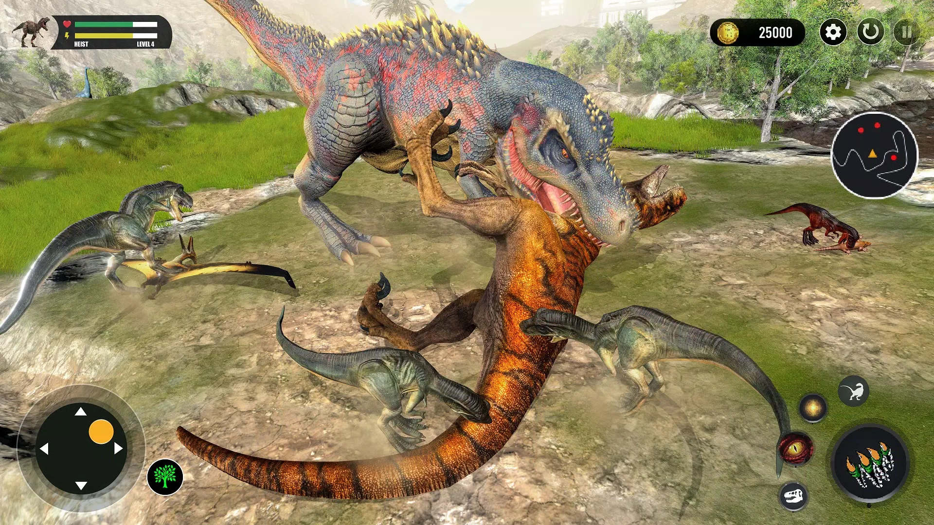 Real Dinosaur Simulator Games Tangkapan skrin 3