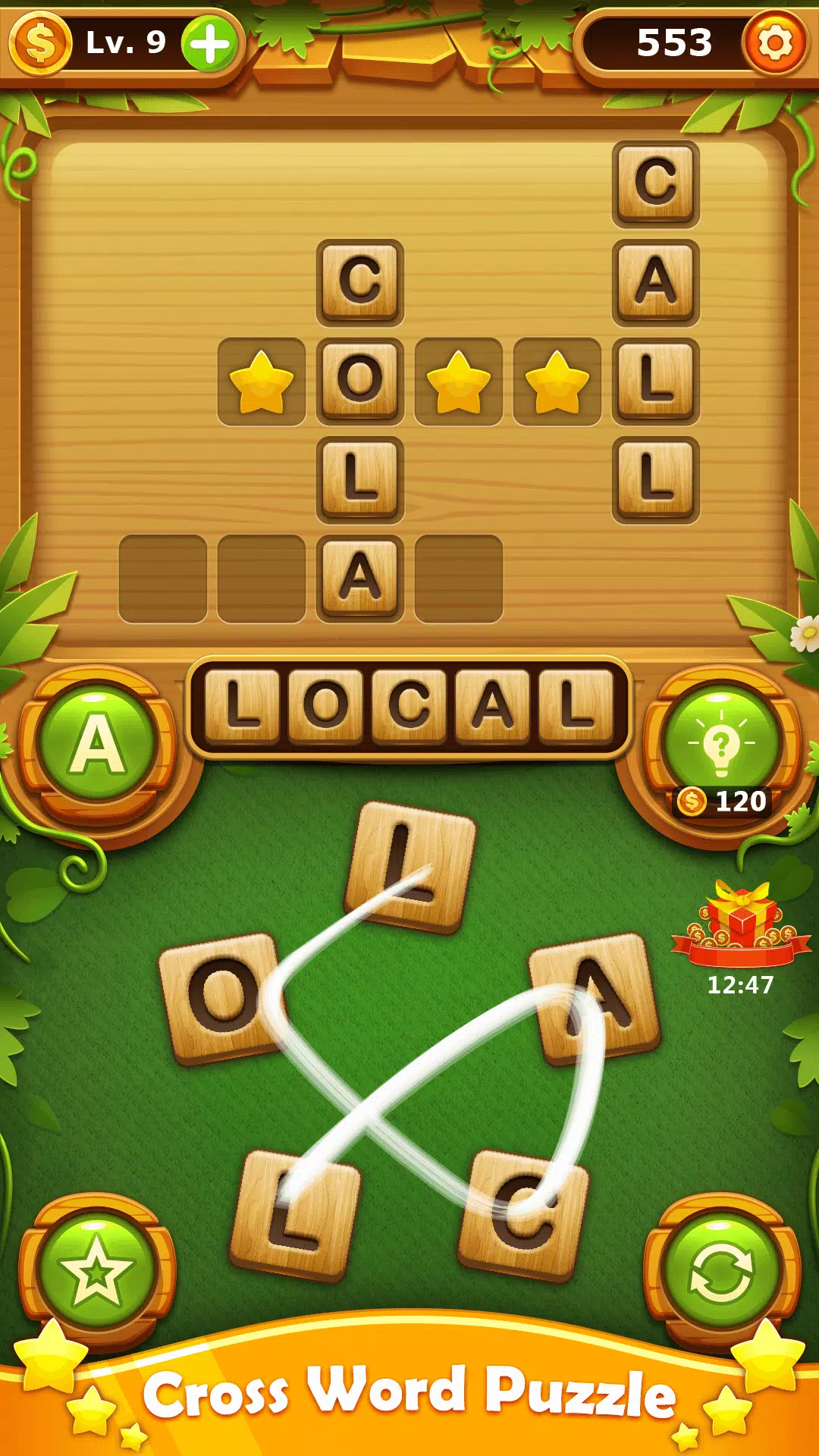 Wort Kreuz Puzzle :Wort Spiele Screenshot 1
