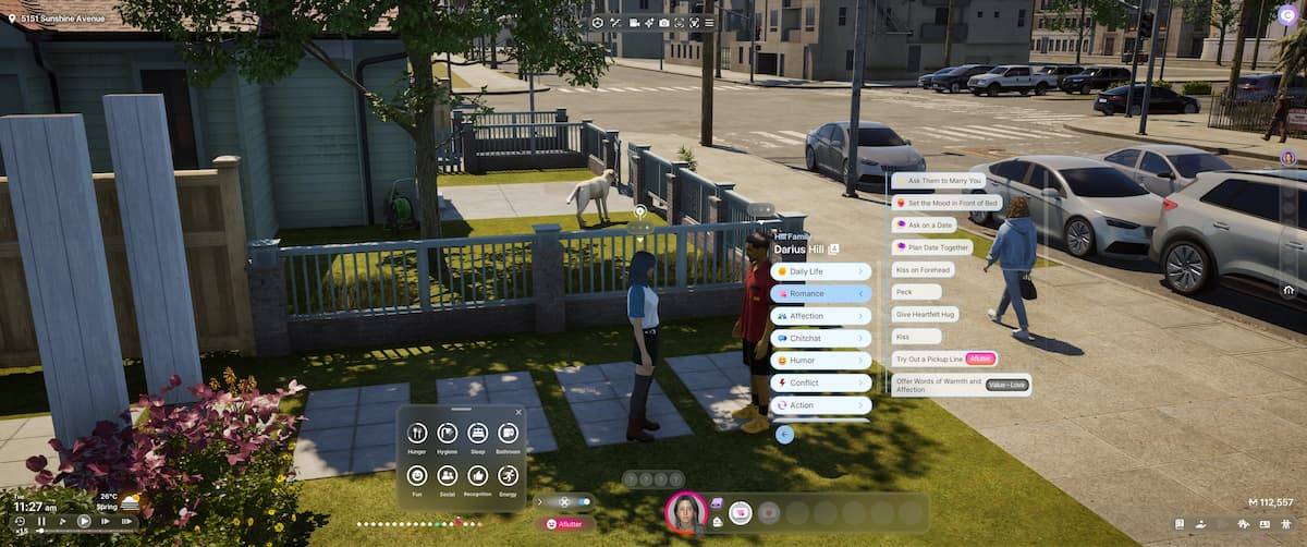 Wedding planning interface in inZOI
