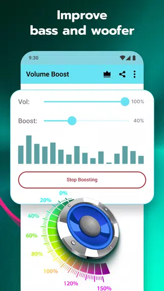 Volume Booster for Android स्क्रीनशॉट 4