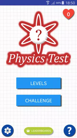 Physics Test Screenshot 1