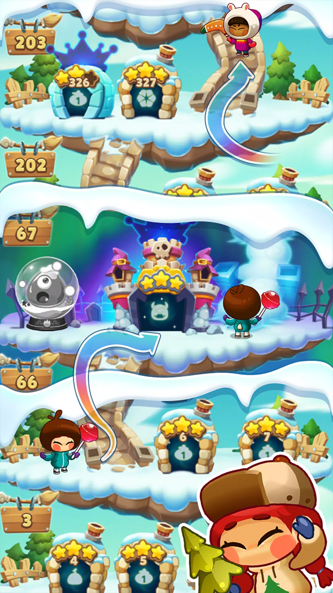 Monster Busters: Ice Slide Tangkapan skrin 4