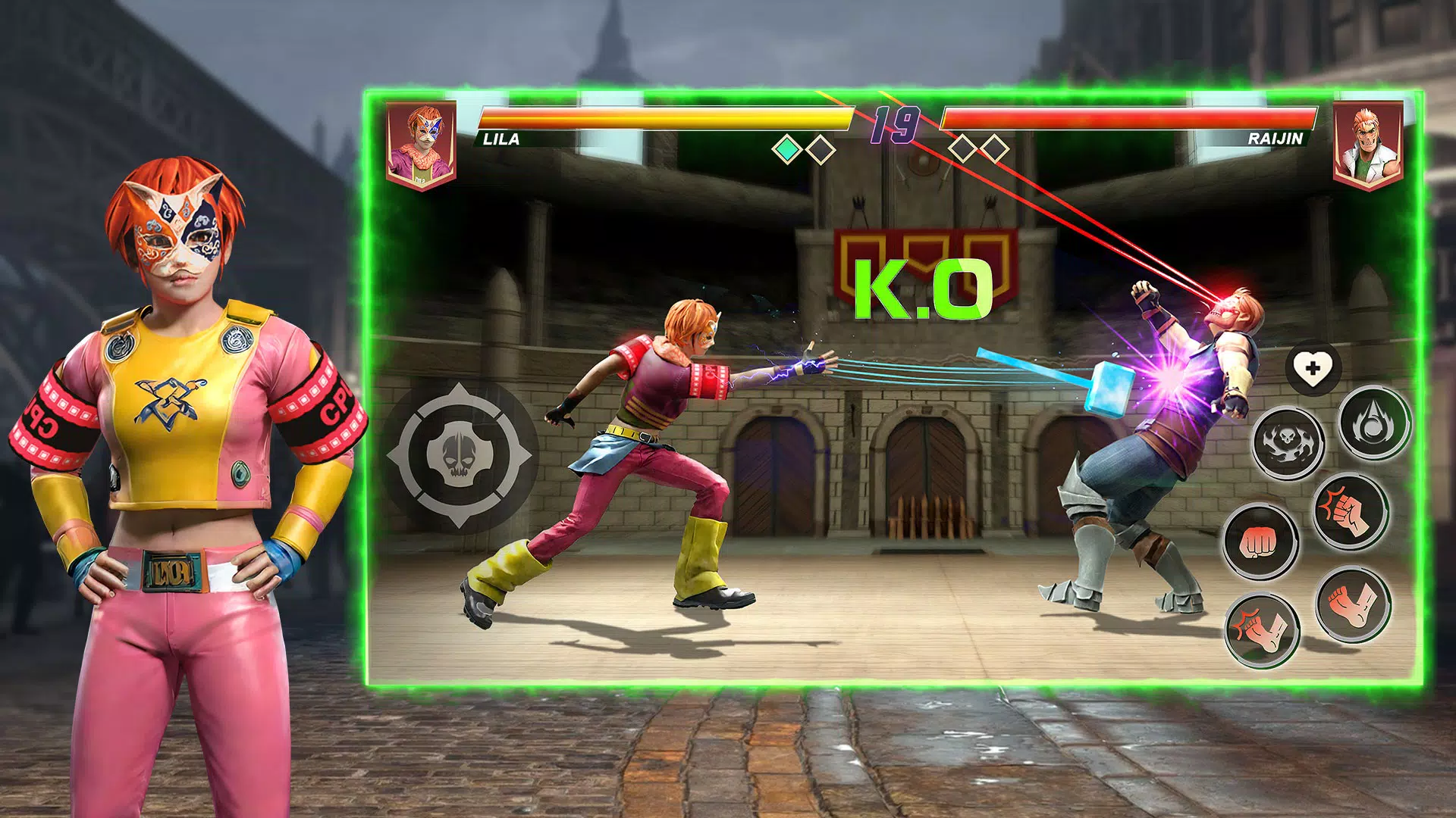 Karate Legends: Fighting Games Captura de tela 2